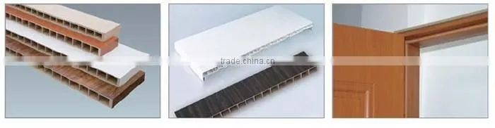 WPC door WPC profile extrusion line