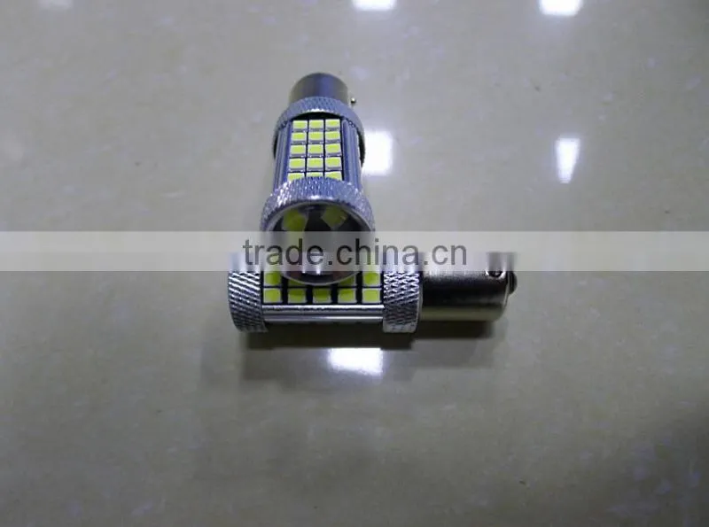 Car 1156 Ba15s 63SMD 2835 LED Turn Signal Rear Light Bulb 12v bakeup light/turn light