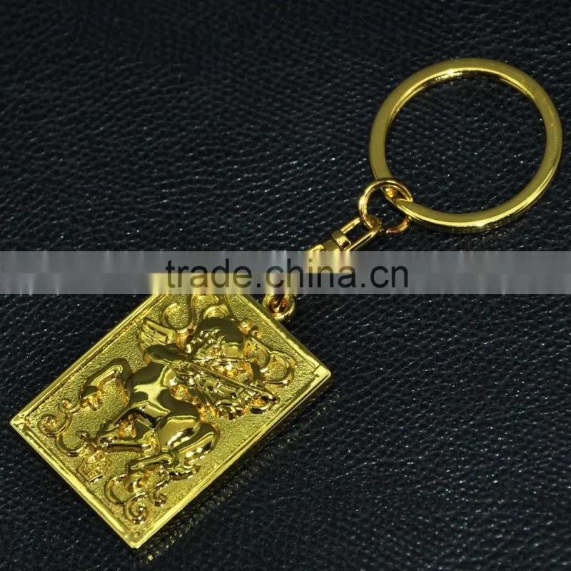 TOP quality gold keychain ring supplies