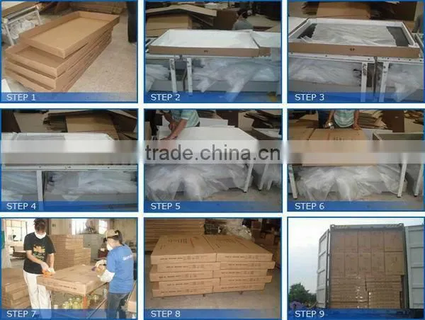Lastest new design coffee table wooden tea table customized brand