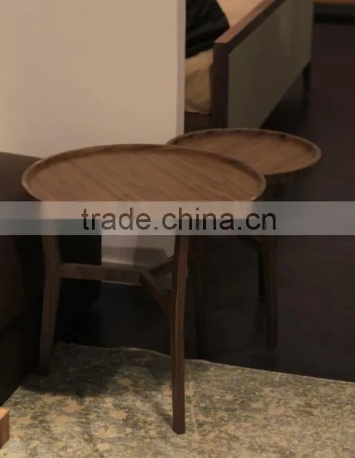 Italian modern wood small coffee table (T-84A+B+C)