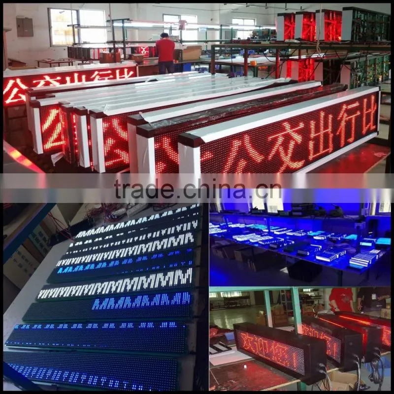 Dual Color RG P10 16x32 dot outdoorled led display screen module