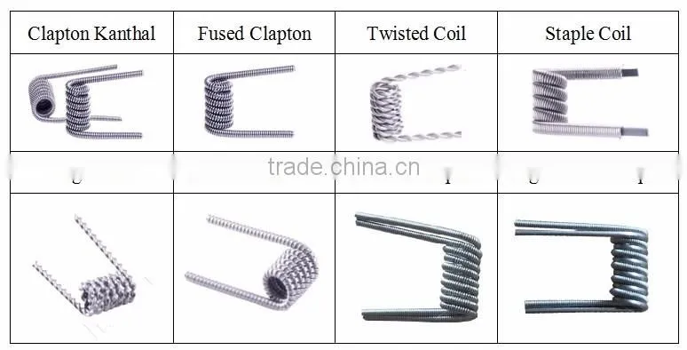 Alibaba supplier vape premade transformer rda atomizer coil
