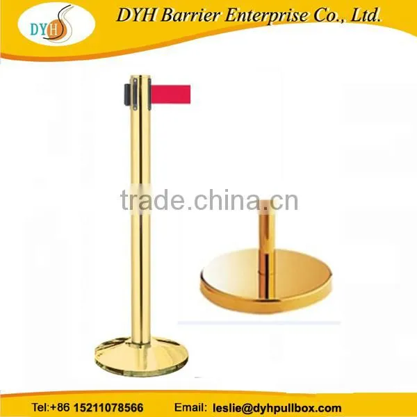 gold stanchion crowd control stanchion post crowd control strap barrier