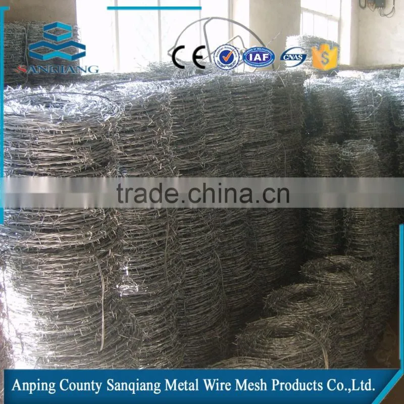 galvanized barb wire