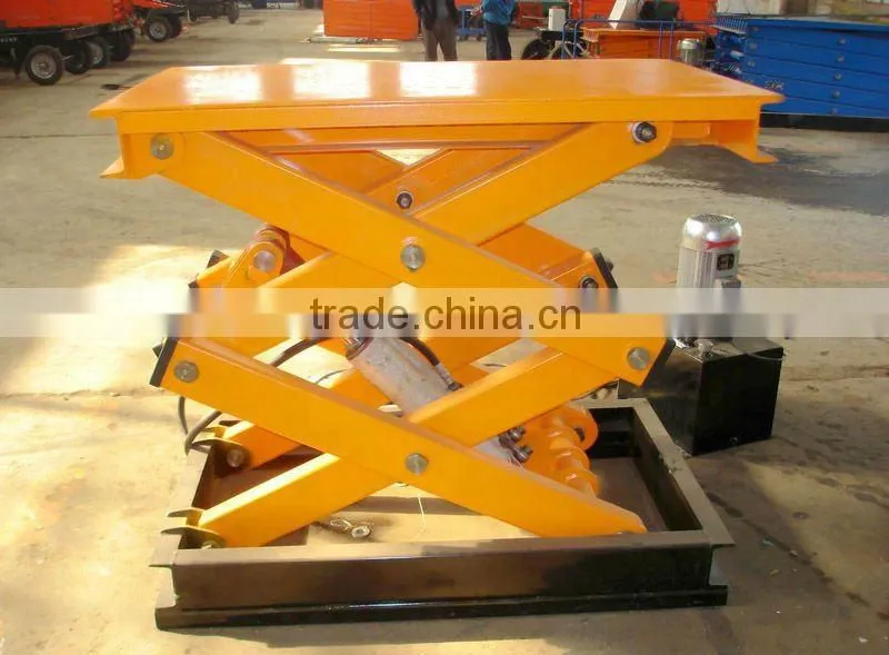 Stationary scissor lift