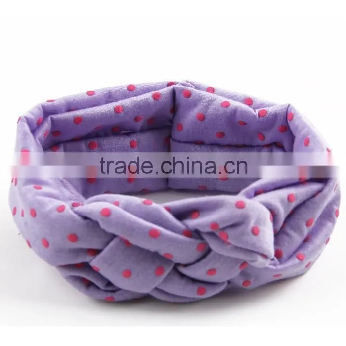 knot headband baby headband dot hairband