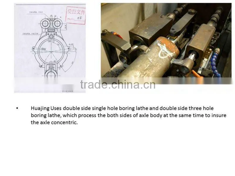 HJ type Semi-trailer drum bogie