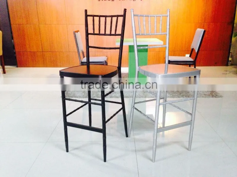 Plastic Tiffany High stool Chair With Steel leg