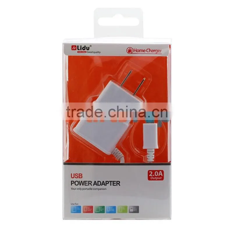 Lidu Home Charger USB AC Power Adapter With Micro USB Data Cable US Standard