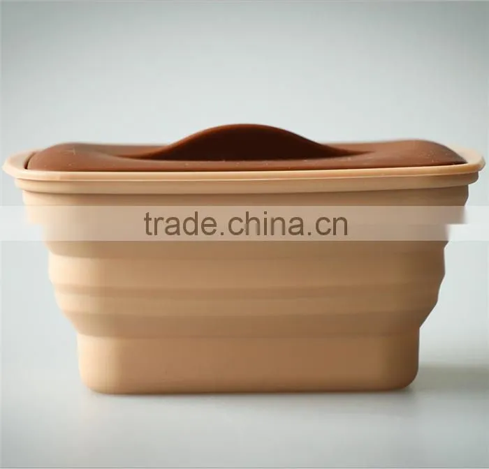 large capacity silicone bowl,non-toxic and collapsible silicone bowl,microwave available silicone bowl