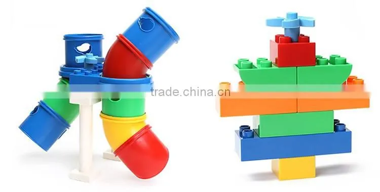 Colorful funny 138pcs children plastic pipe blocks building toys