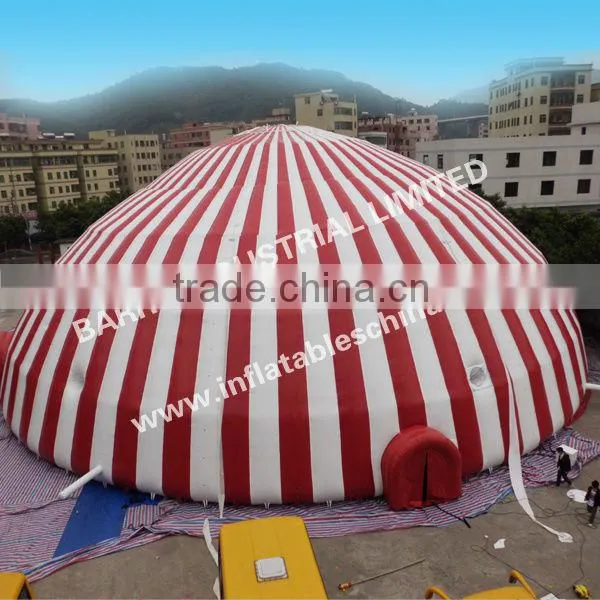 2013 Barry outdoor inflatable projective tents/inflatable dome tent