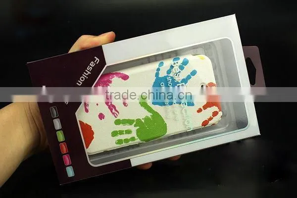 New customized Design Luxury Cardboard Cell Phone Case Packaging With PVC Window