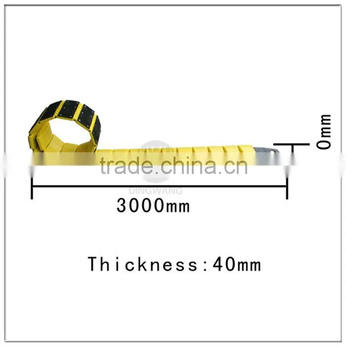 plastic popular speed bumper for traffic safety