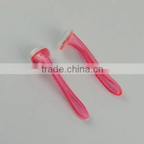 Plastic handle custom hotel women razor