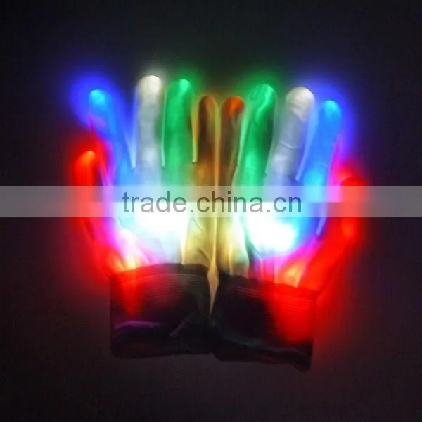 2016 Colorful led gloves