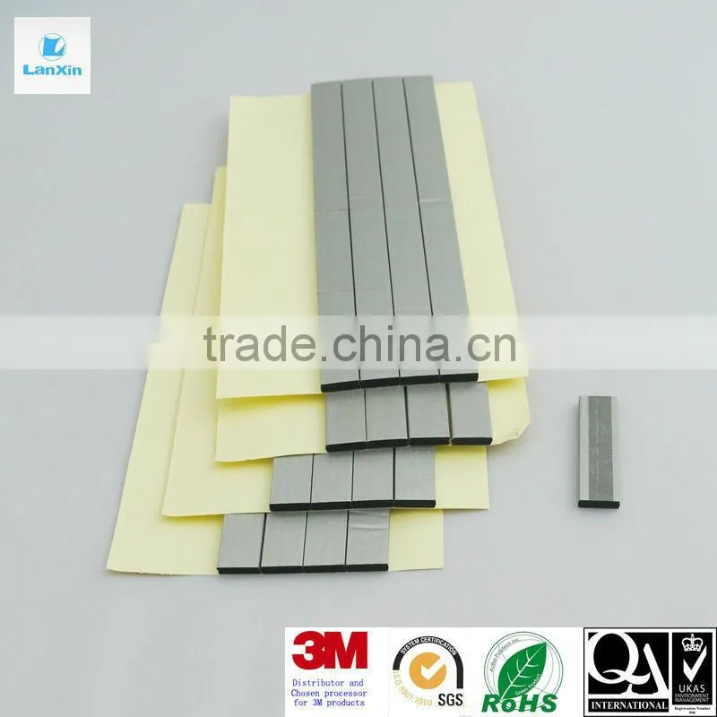 Stamping adhesive conductive fabric
