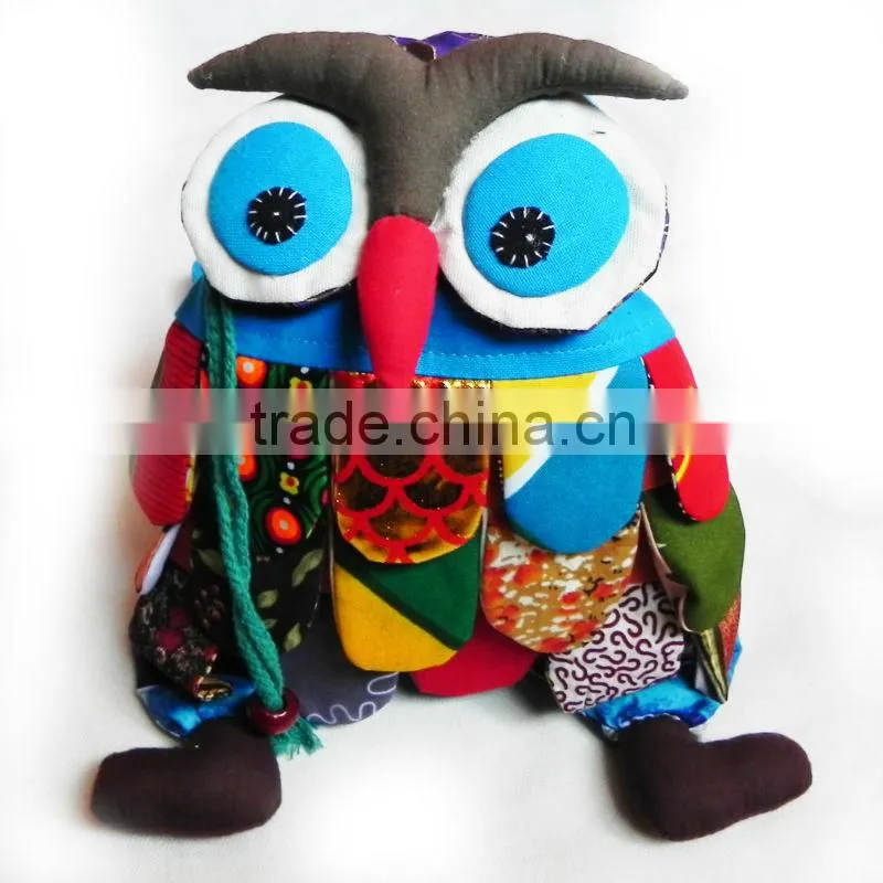 2014 Newly Trend Fashion cotton cute owl backpacks,kids backpacks(MEIIYI L0833)
