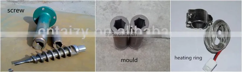 coffee husk charcoal stick making machine/straw charcoal making machine