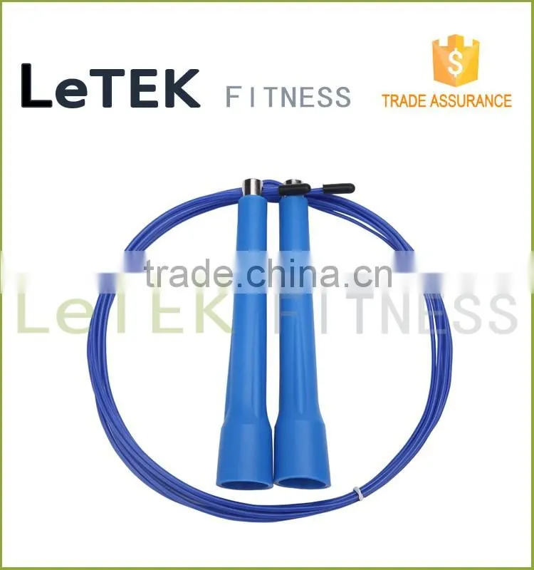 Skipping Rope - Best Fast Speed Cable with 4 High-Grade Metal Universal Ball Bearings for Cross Fitness