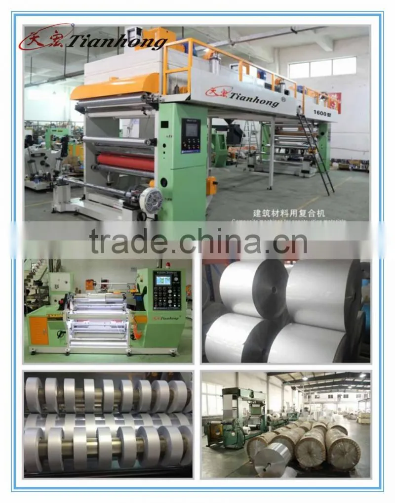 sale insulation materials sliver Aluminized metallized PET foil film aluminium foil jumbo roll