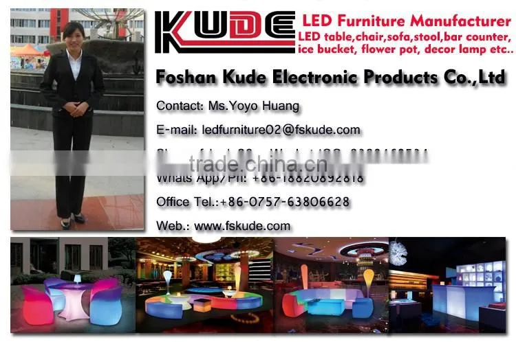16 colors light illuminated led mobile bar counter for event
