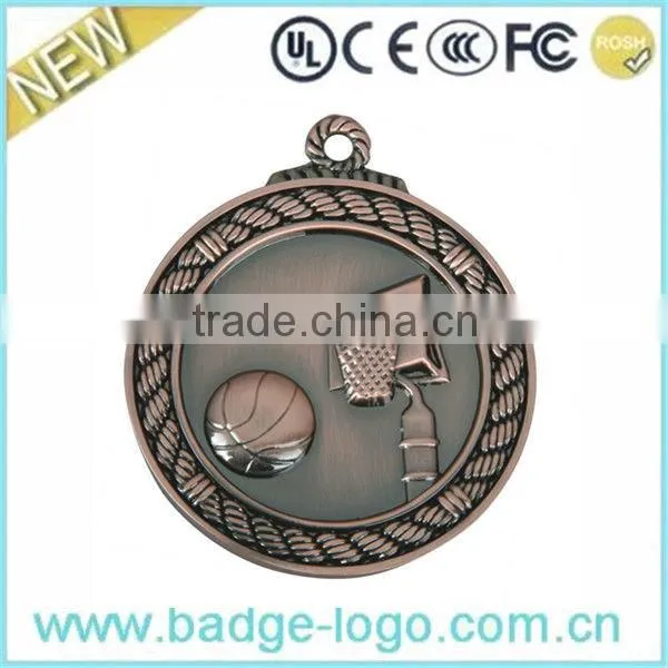 Very Hot Custom Silver Sticker Medal Wholesale