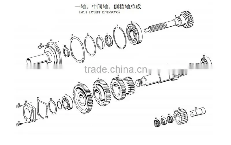 Fast 9JS180 transmission parts for yutong bus and SINOTRUK HOWO truck 142871765-00039 Release Bearing(Holder)"SNSC