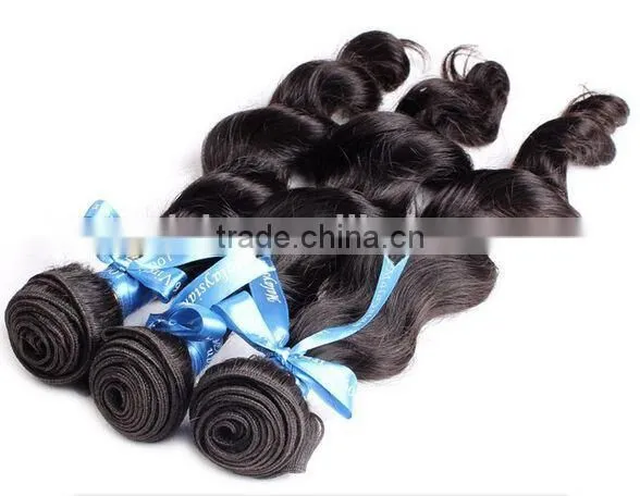 wholesale high quality remy clip on human hair extension