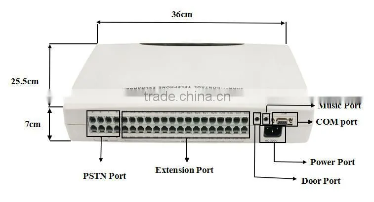 hybrid pabx CP832-816 telephone exchange with cheap price PBX