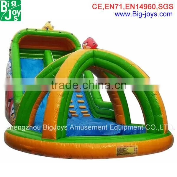 Commercial grade customized lake inflatable water slides for adults