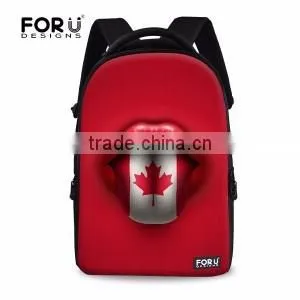 National Flag Red Lip Sexy Laptop Bags,Fashionable Laptop Bags,Backpack Laptop Bag