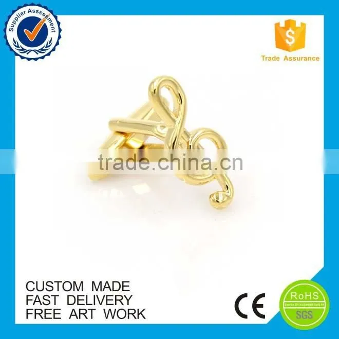 China wholesale gold custom make mens suit shirt cufflinks