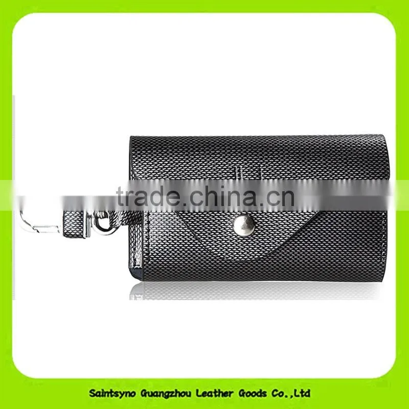 Best quality genuine leather keychain holder wallet key wallet 16116