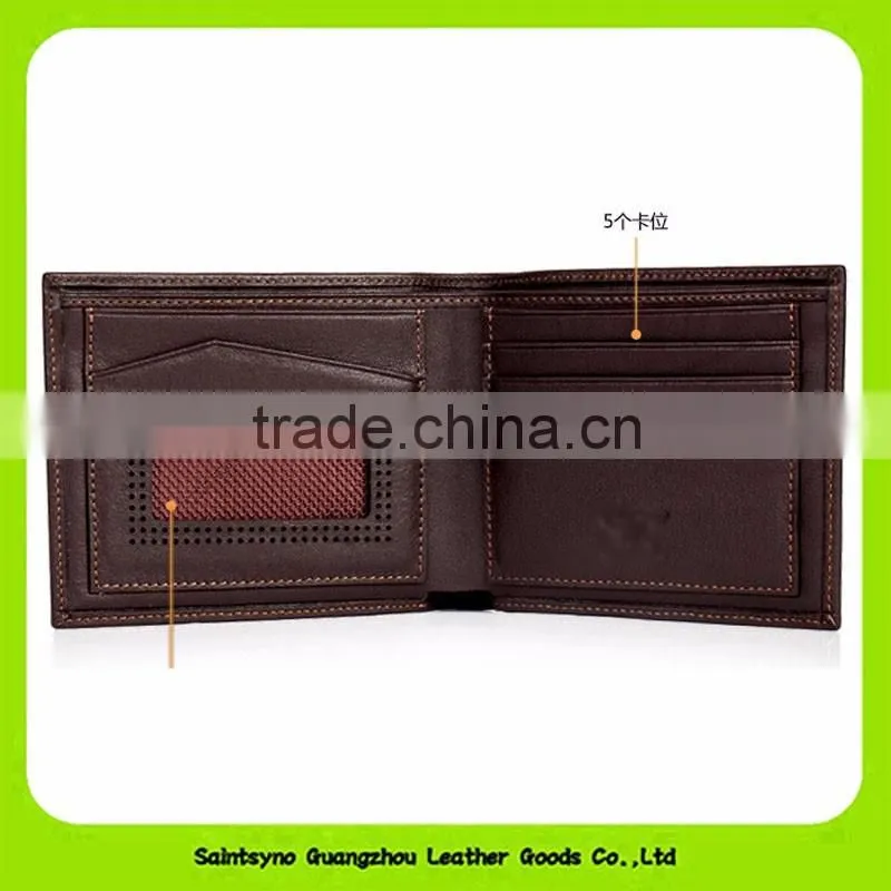 16419 The crocodile grain wallet leather man wallet