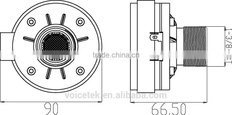 TSCT-2503 neodyminum tweeter speakers for sellings compression driver horn driver