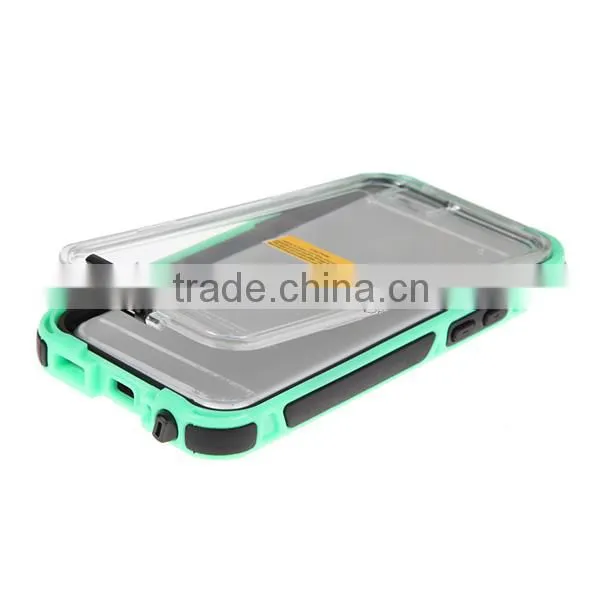 For iPhone6 Waterproof Case Cover With Home Button Green