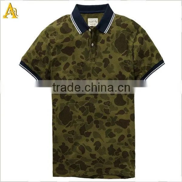 polyester spandex fitness shirts, dry fit camo shirt