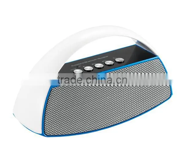 Rechargeable portable wireless bluetooth speaker, 4 color FM radio speaker