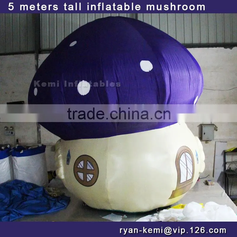 5m high giant large inflatable mushroom replica mushroom inflatable