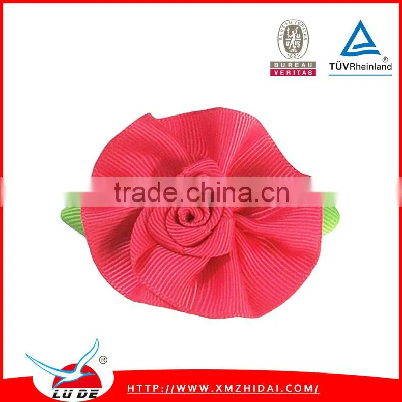 Hot sale decoration ribbons satin ribbon roses flower for wedding decoration