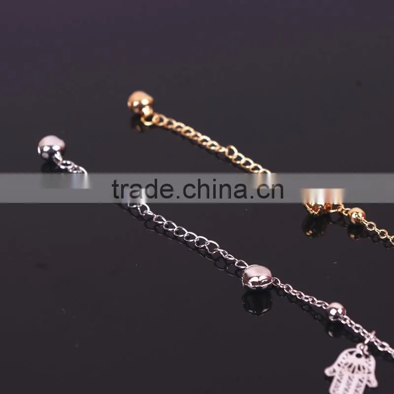 antique design A50019 silver baby anklets