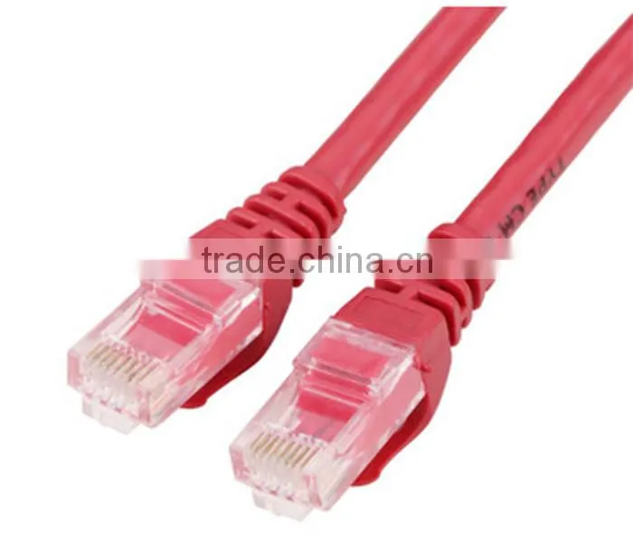 RED 2m Cat5e RJ45 10/100 Ethernet Network LAN Cable Patch PC to Router Lead