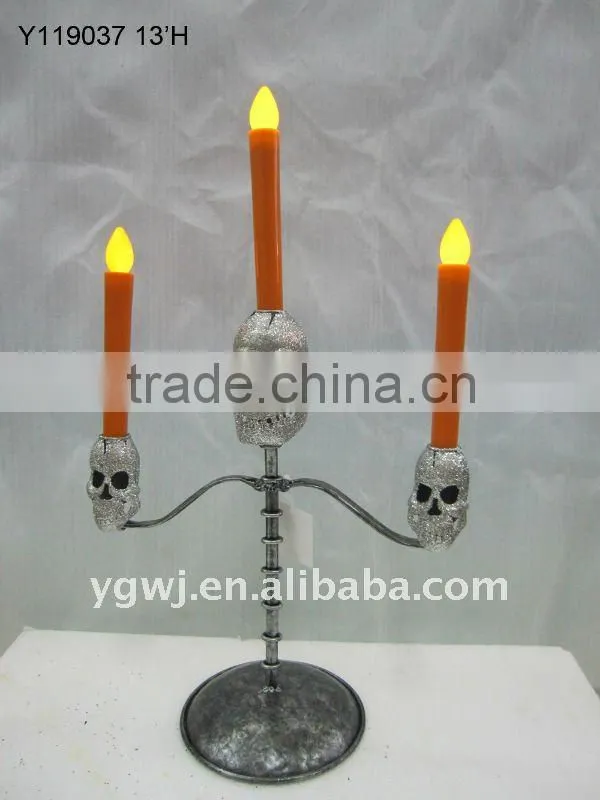 Skull Candle holder Halloween