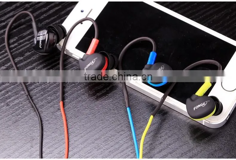 Running Earphone Ear Hook Sports 3.5mm Wire HIFI Headphone with Mic Volume Control