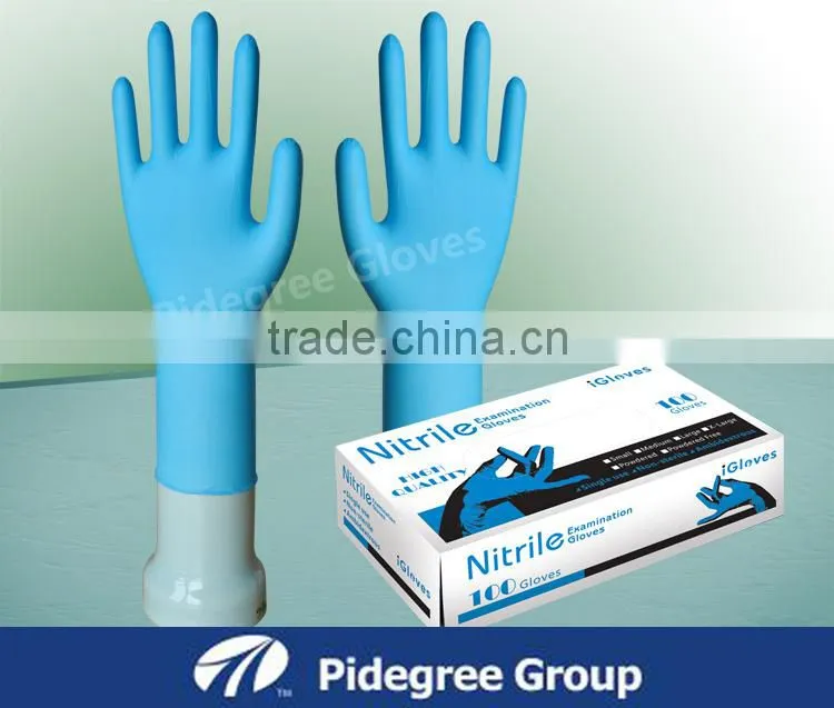 disposable colored medical nitrile gloves cleanroom nitrile glove