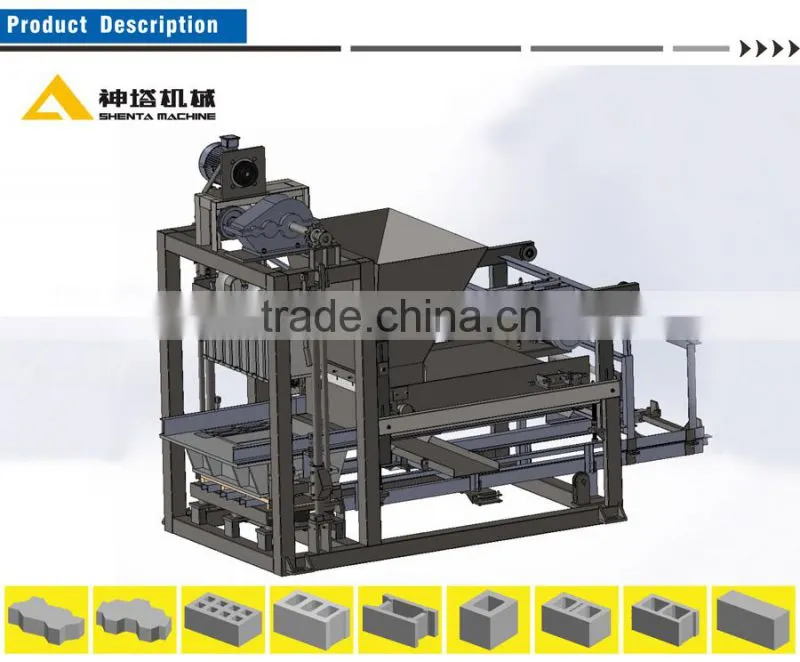 latest products QTJ4-40 semi-automatic egg laying block making machine prices