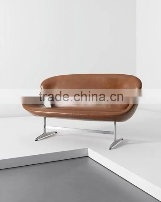 Mid century modern Arne Jacobsen Style Swan twin Chair Swan Sofa