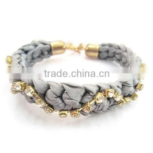 fashion bracelet braided fabric bracelet